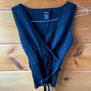 Vintage Black Express Top